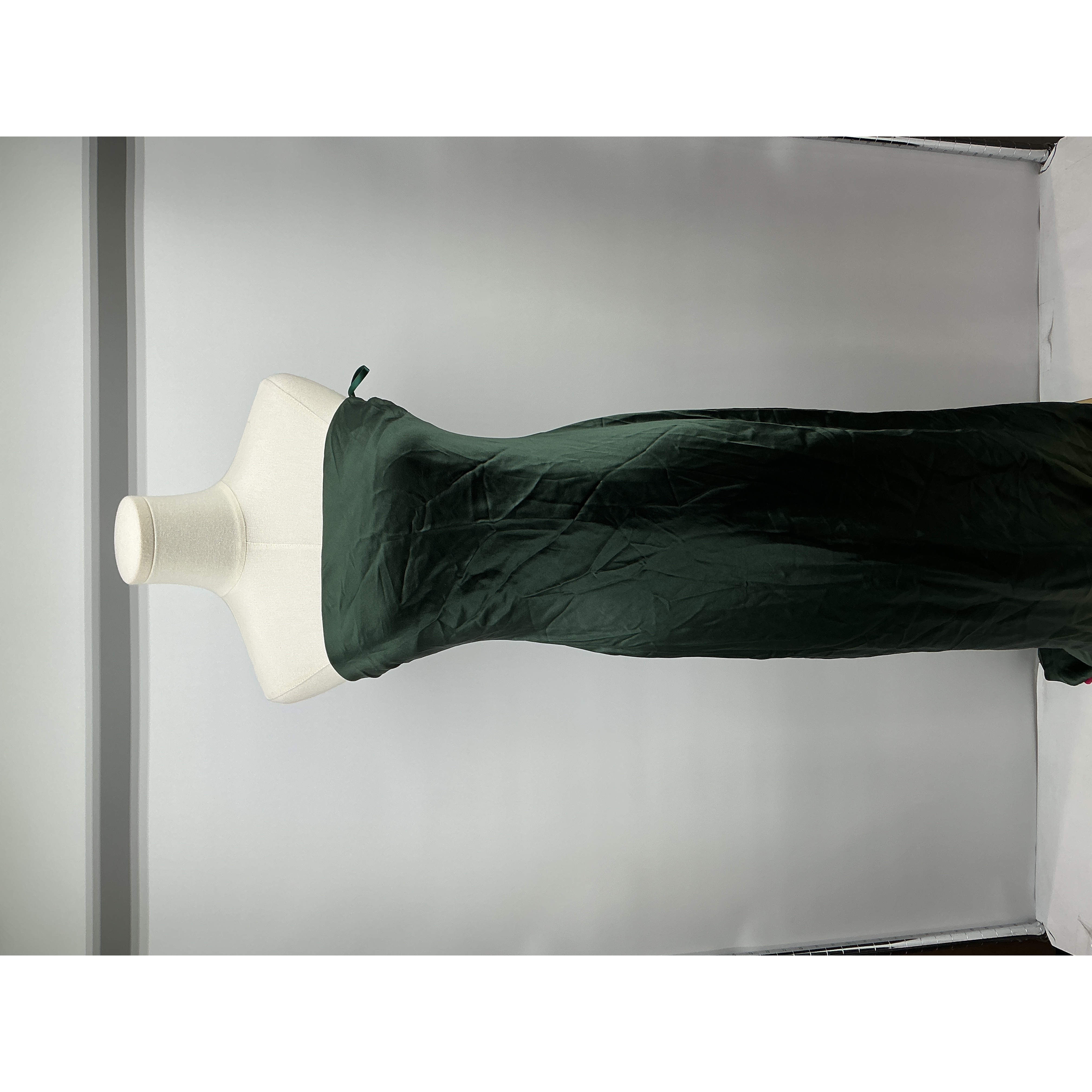100% Washable Silk Strapless Midi Dress